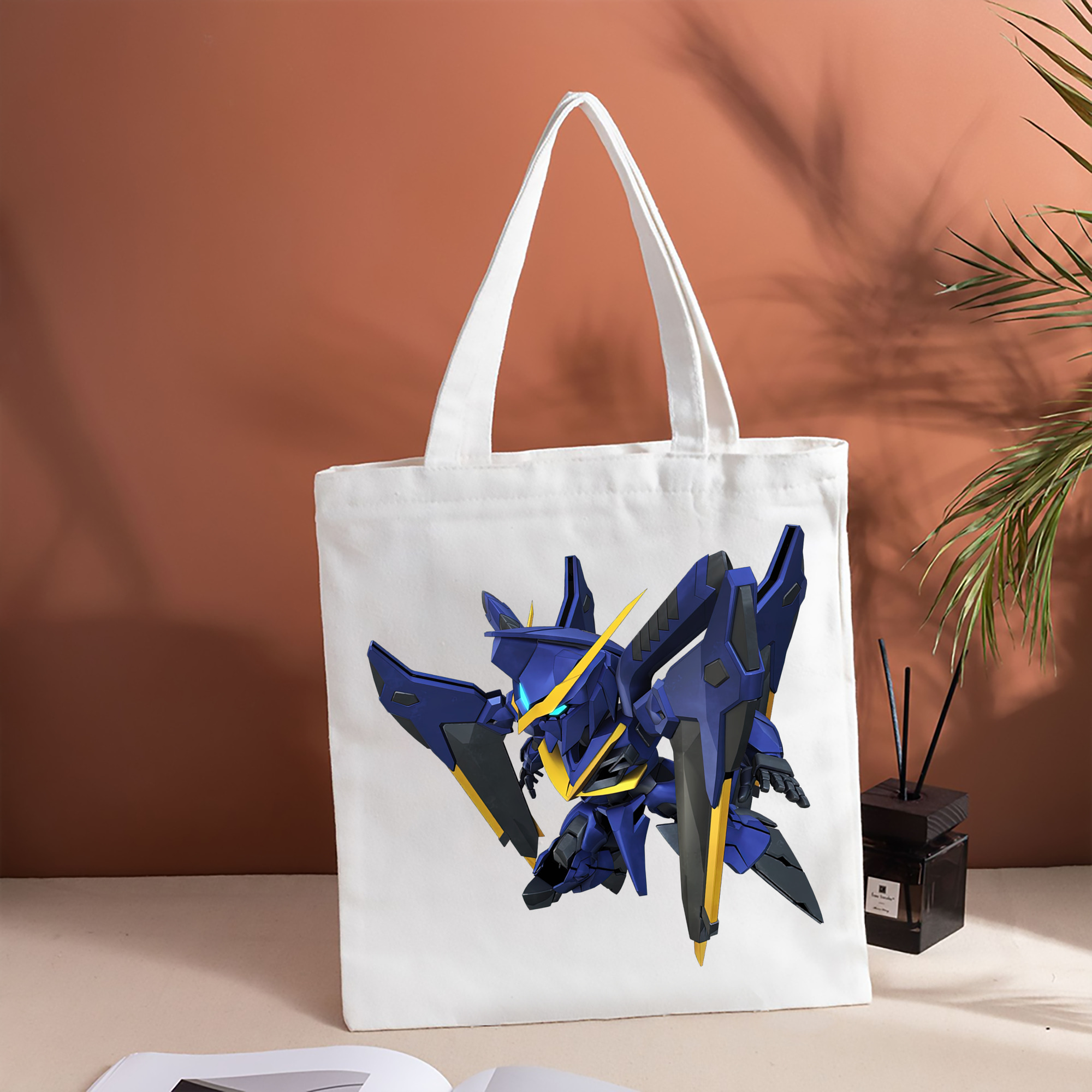 機動戦士ガンダム Mobile Suit Gundam 縦型キャンバス生地手提げバッグ　トートバッグ