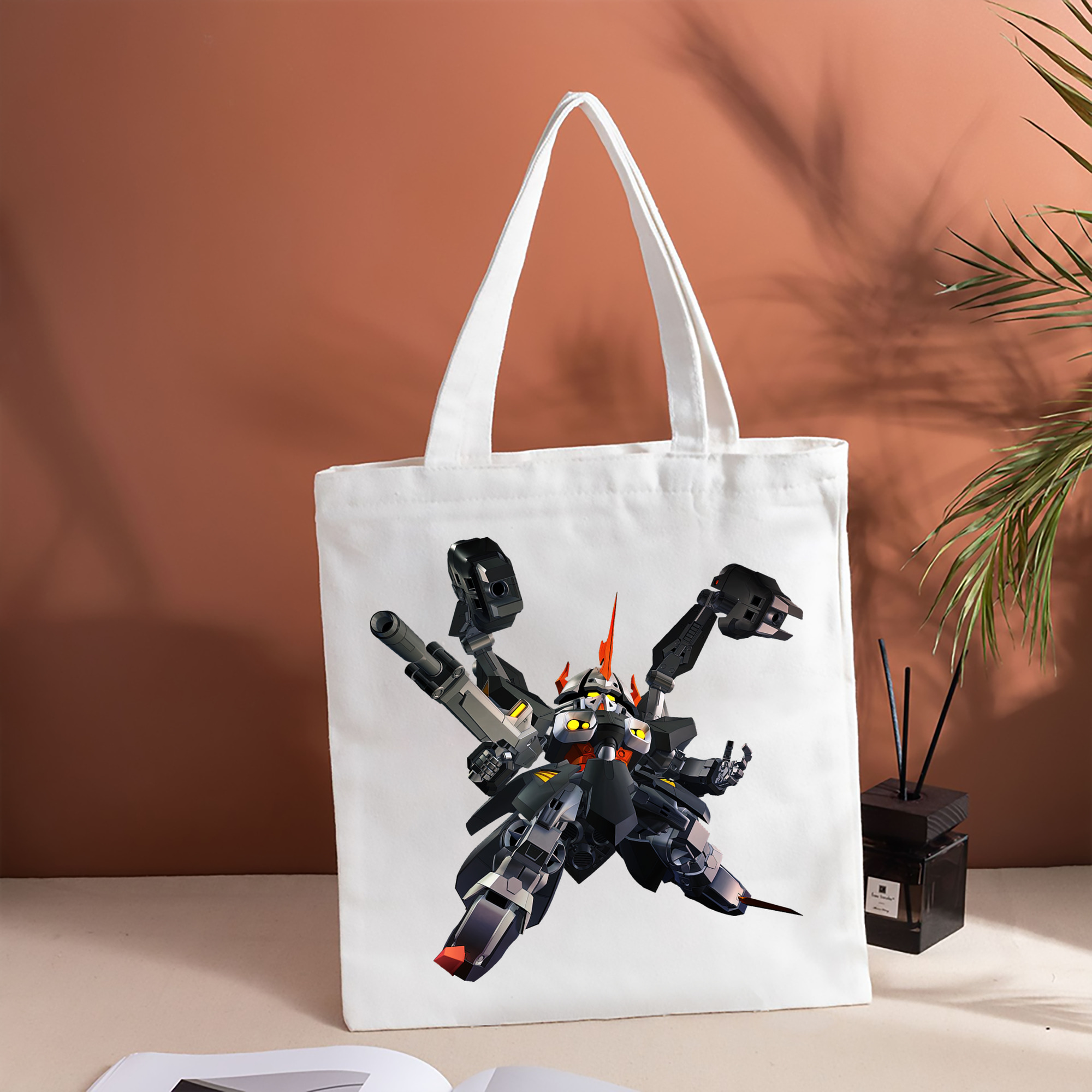 機動戦士ガンダム Mobile Suit Gundam 縦型キャンバス生地手提げバッグ　トートバッグ