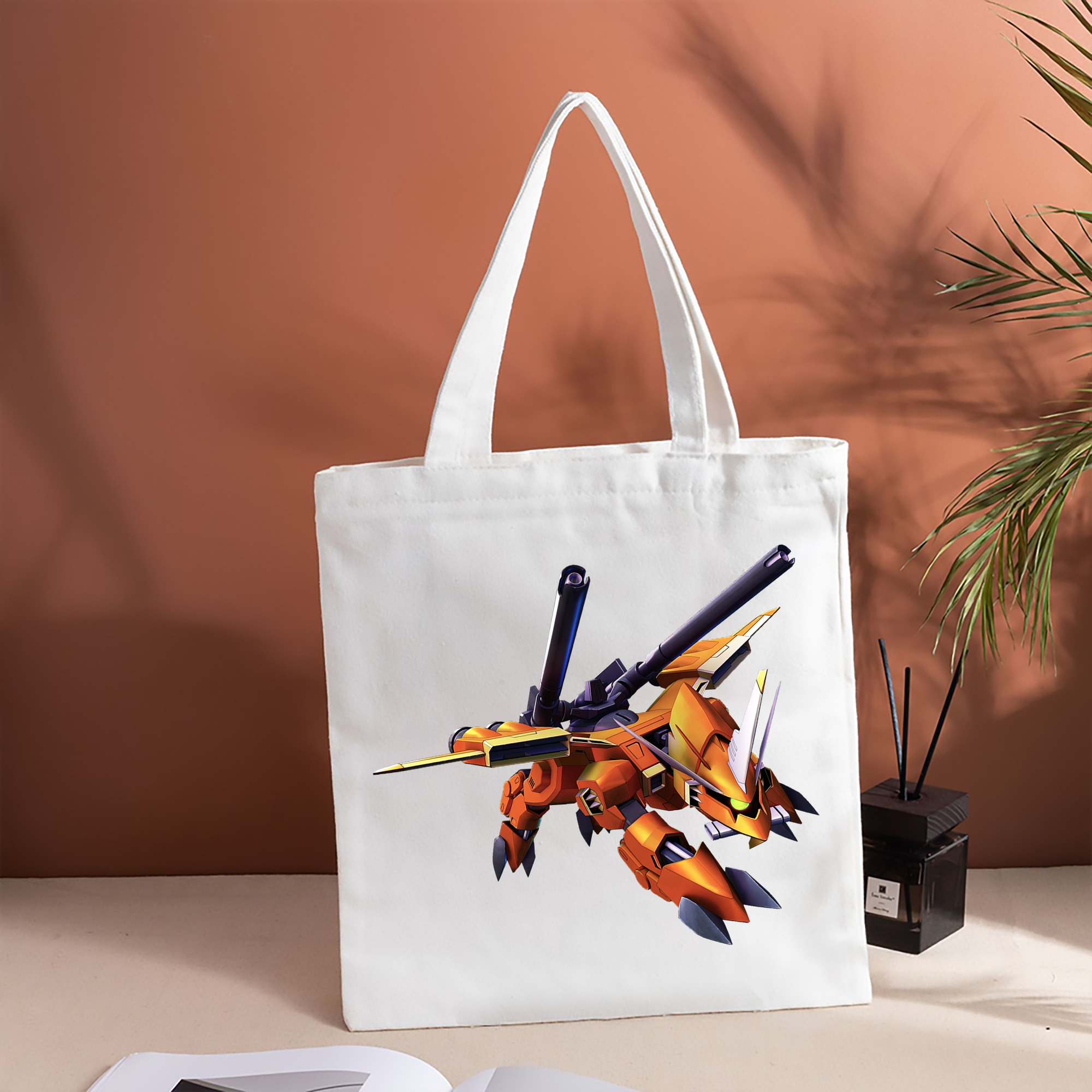 機動戦士ガンダム Mobile Suit Gundam 縦型キャンバス生地手提げバッグ　トートバッグ