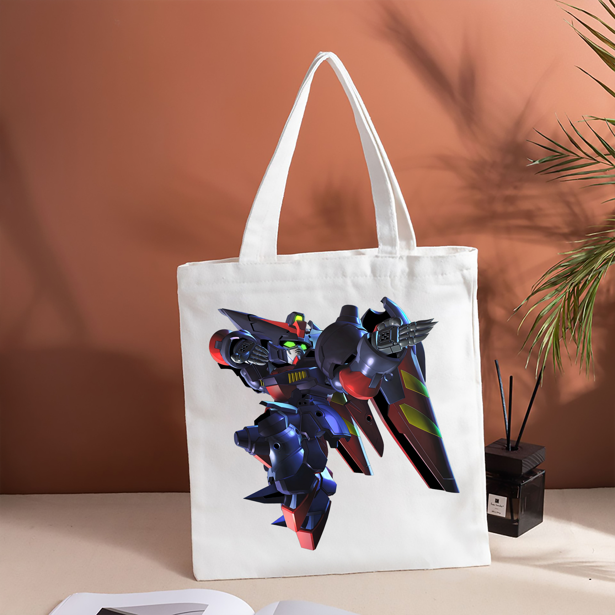 機動戦士ガンダム Mobile Suit Gundam 縦型キャンバス生地手提げバッグ　トートバッグ