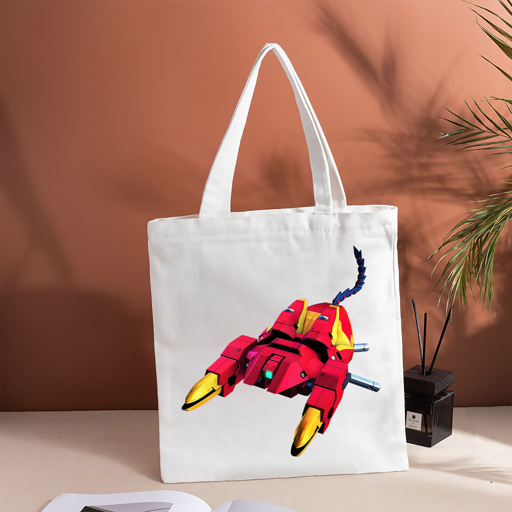 機動戦士ガンダム Mobile Suit Gundam 縦型キャンバス生地手提げバッグ　トートバッグ