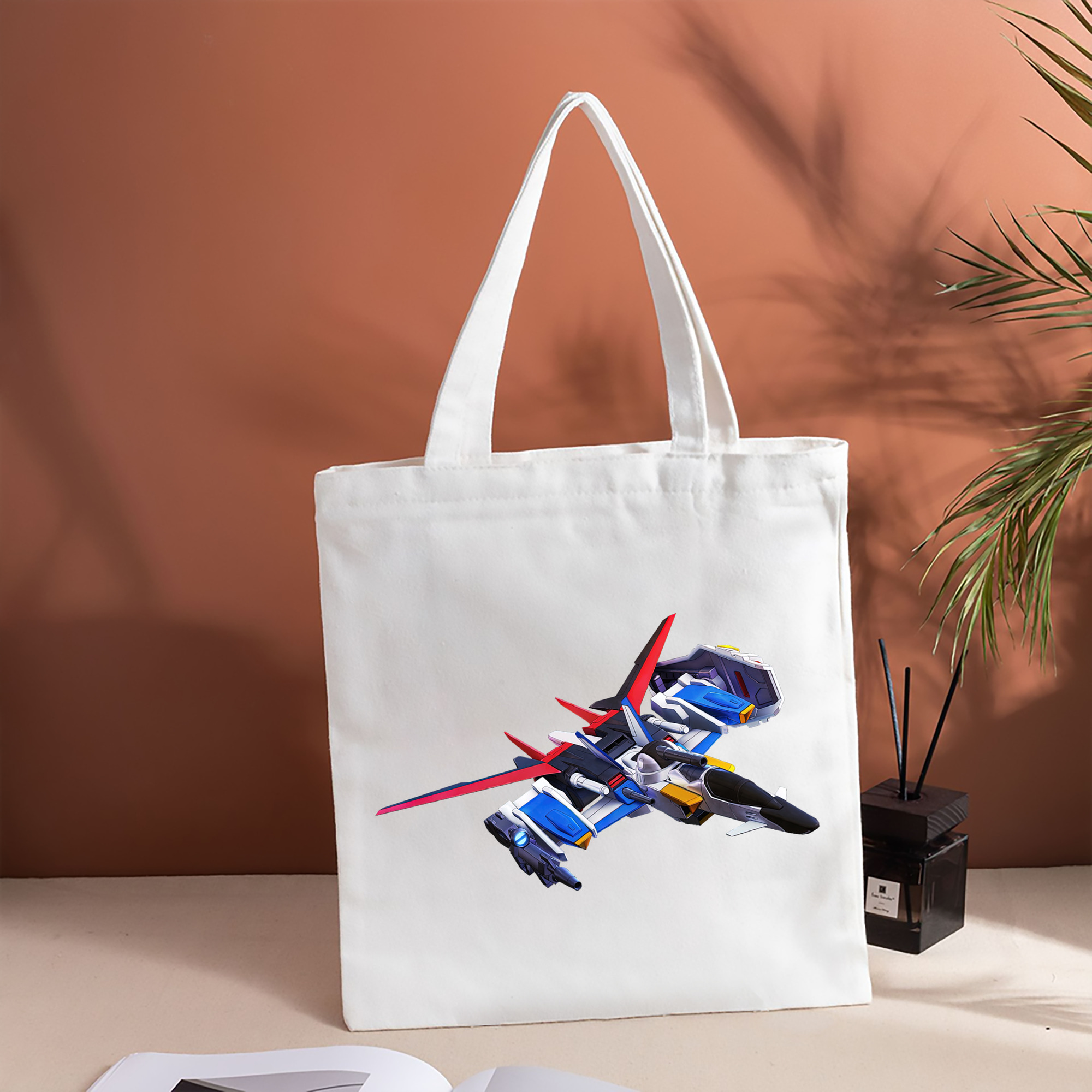 機動戦士ガンダム Mobile Suit Gundam 縦型キャンバス生地手提げバッグ　トートバッグ