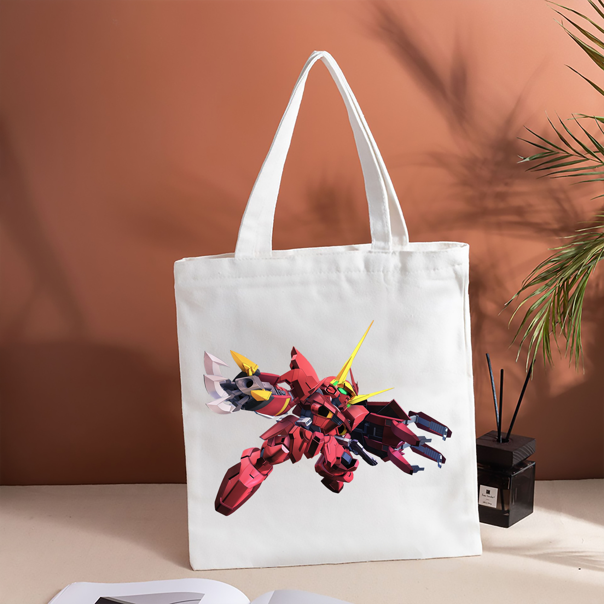 機動戦士ガンダム Mobile Suit Gundam 縦型キャンバス生地手提げバッグ　トートバッグ