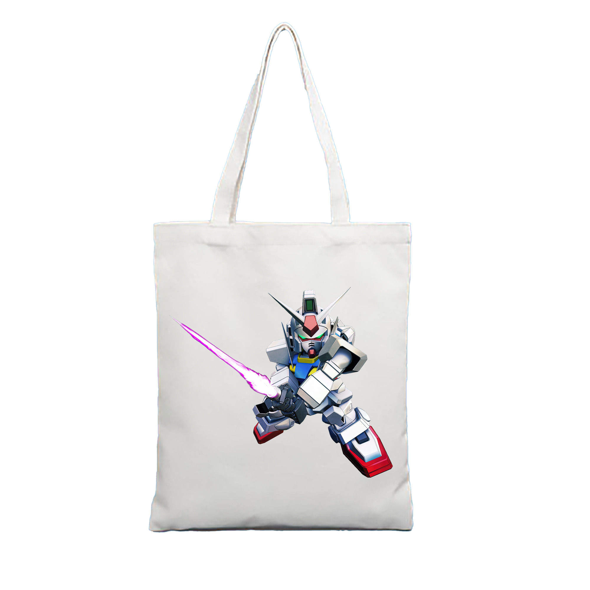 （画像用） 機動戦士ガンダム Mobile Suit Gundam 縦型キャンバス生地手提げバッグ　トートバッグ