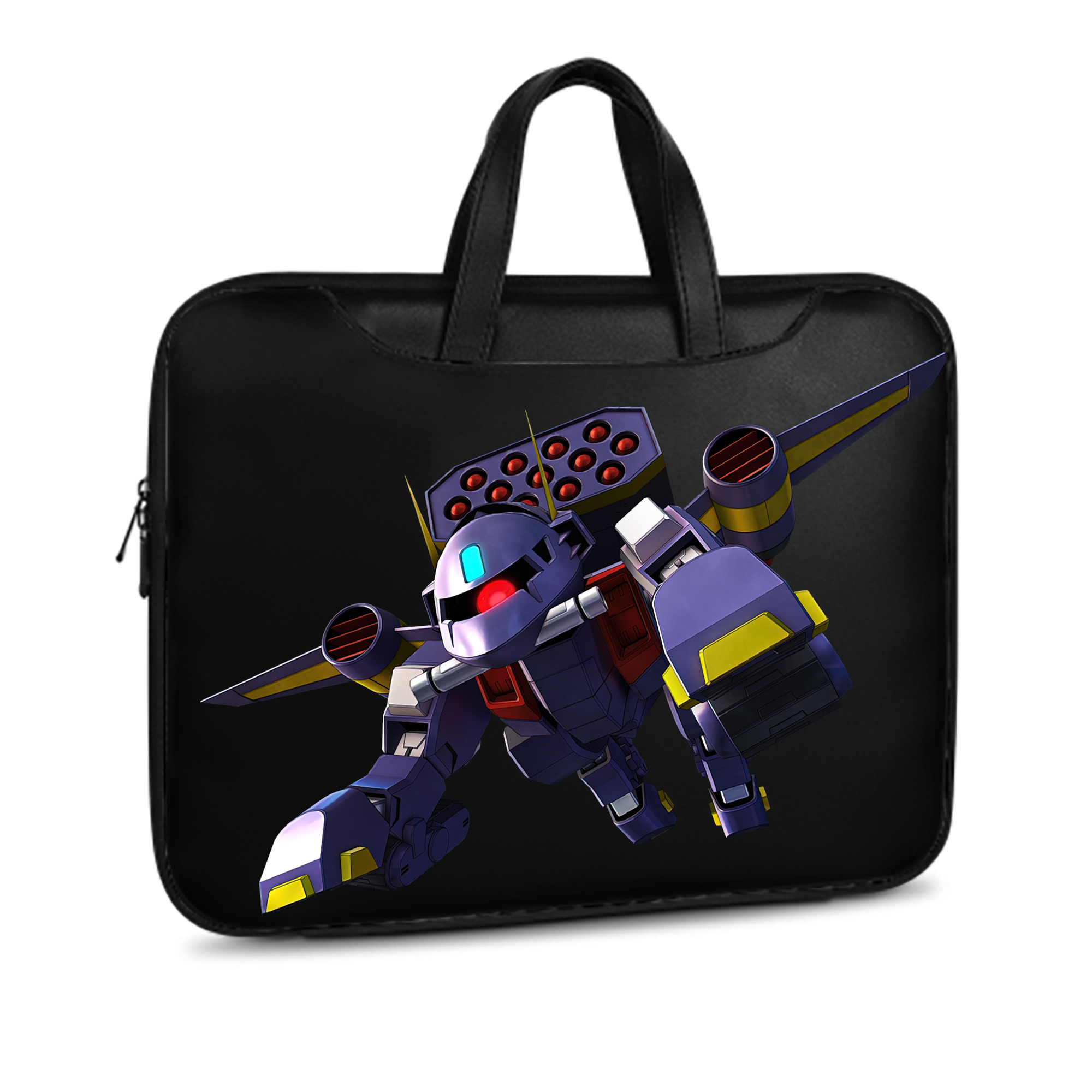 （画像用） 機動戦士ガンダム Mobile Suit Gundam レザーラップトップバッグ　ノートパソコンケース