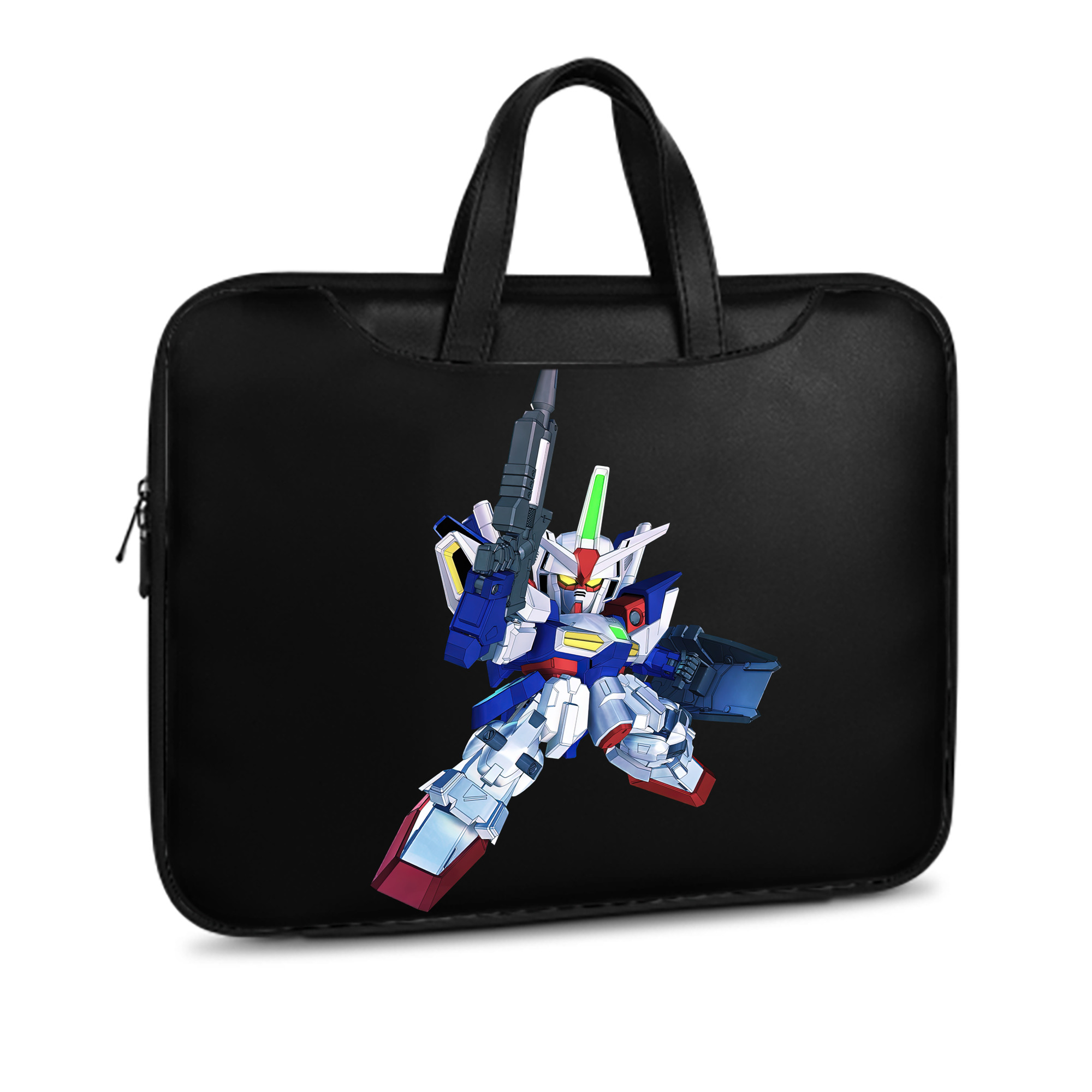 （画像用） 機動戦士ガンダム Mobile Suit Gundam レザーラップトップバッグ　ノートパソコンケース