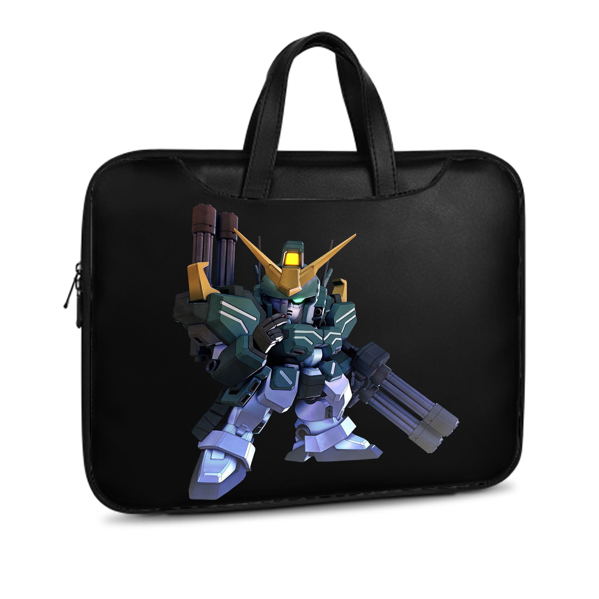 （画像用） 機動戦士ガンダム Mobile Suit Gundam レザーラップトップバッグ　ノートパソコンケース