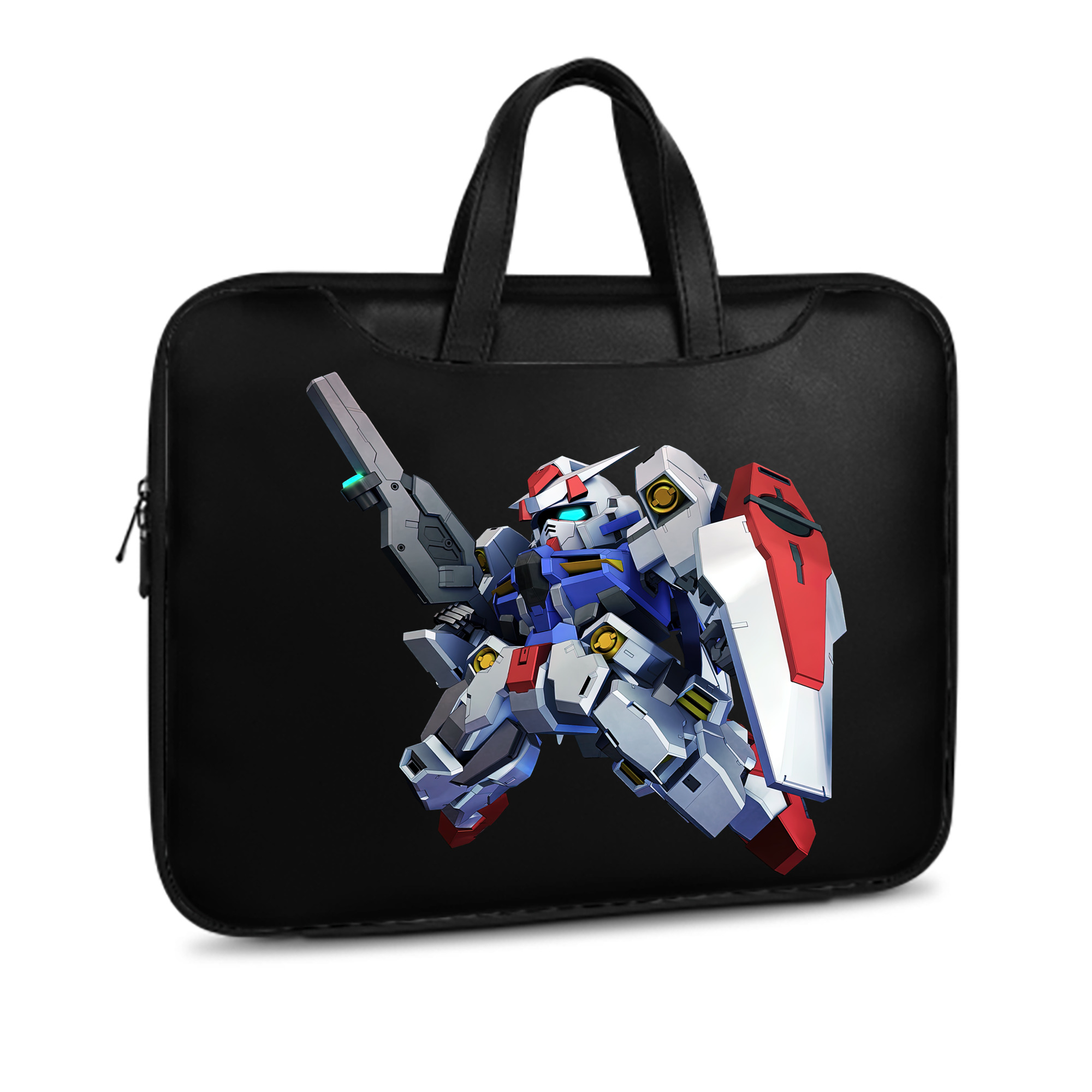 （画像用） 機動戦士ガンダム Mobile Suit Gundam レザーラップトップバッグ　ノートパソコンケース