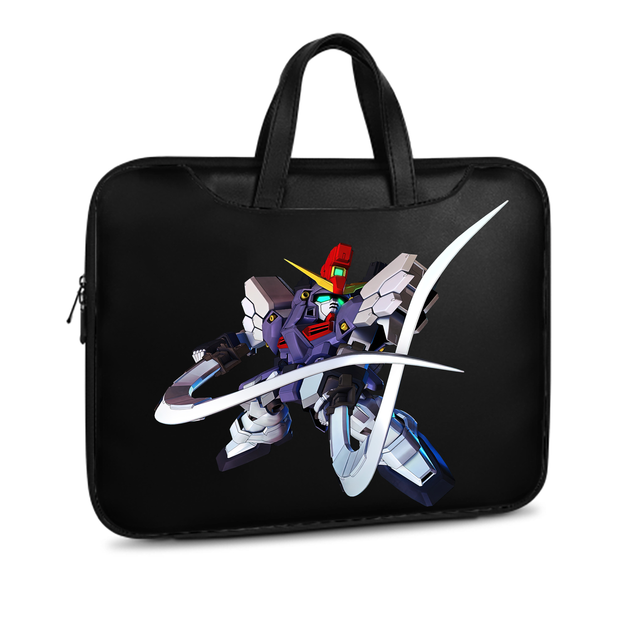（画像用） 機動戦士ガンダム Mobile Suit Gundam レザーラップトップバッグ　ノートパソコンケース