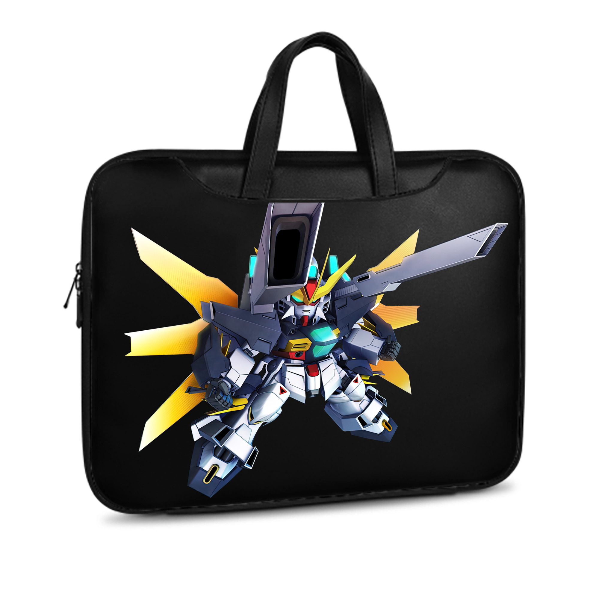 （画像用） 機動戦士ガンダム Mobile Suit Gundam レザーラップトップバッグ　ノートパソコンケース