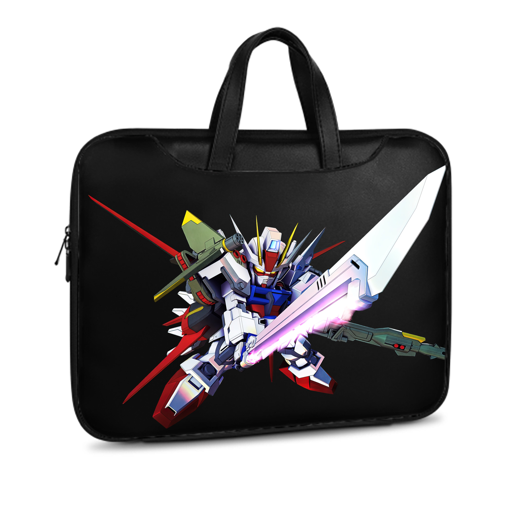 （画像用） 機動戦士ガンダム Mobile Suit Gundam レザーラップトップバッグ　ノートパソコンケース