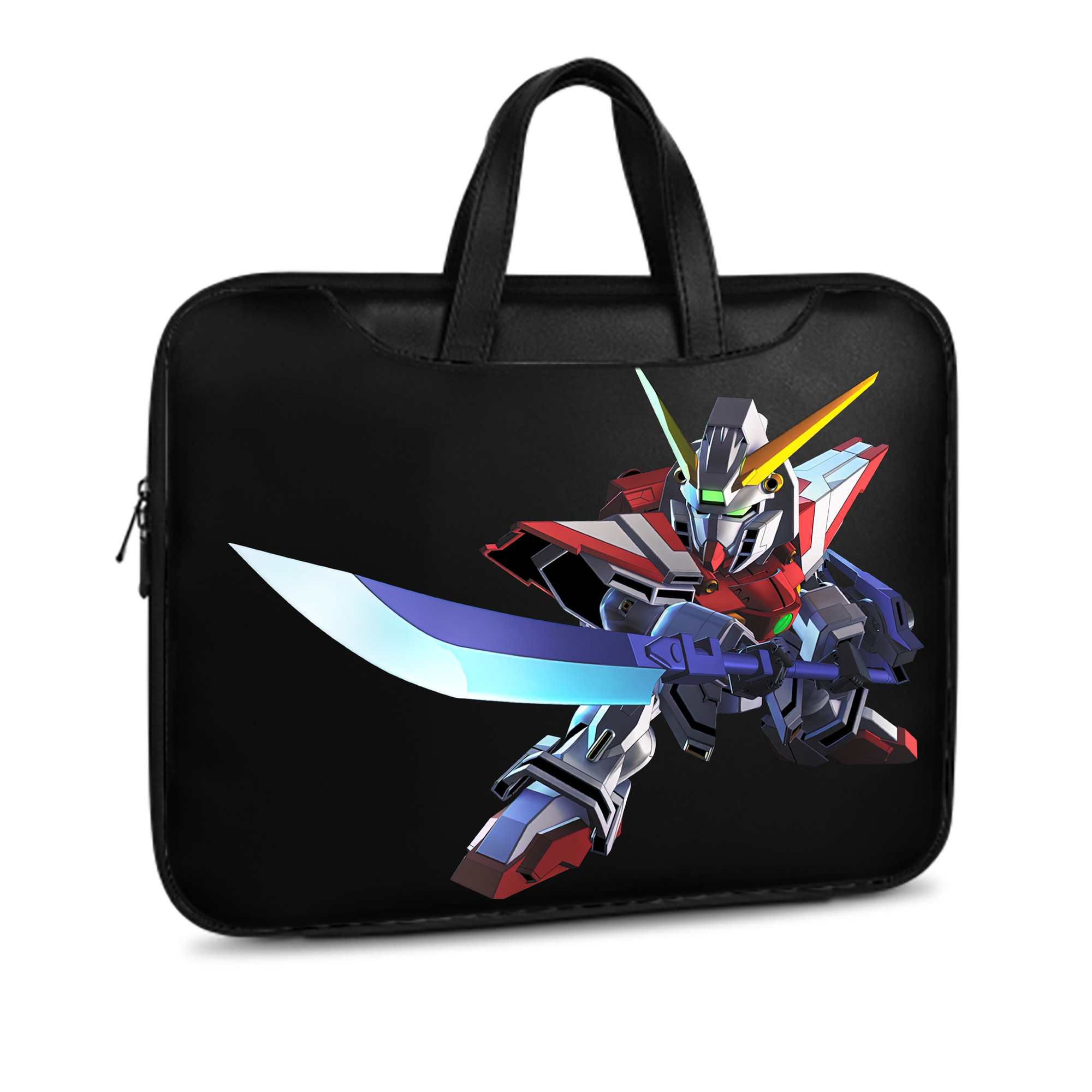 （画像用） 機動戦士ガンダム Mobile Suit Gundam レザーラップトップバッグ　ノートパソコンケース