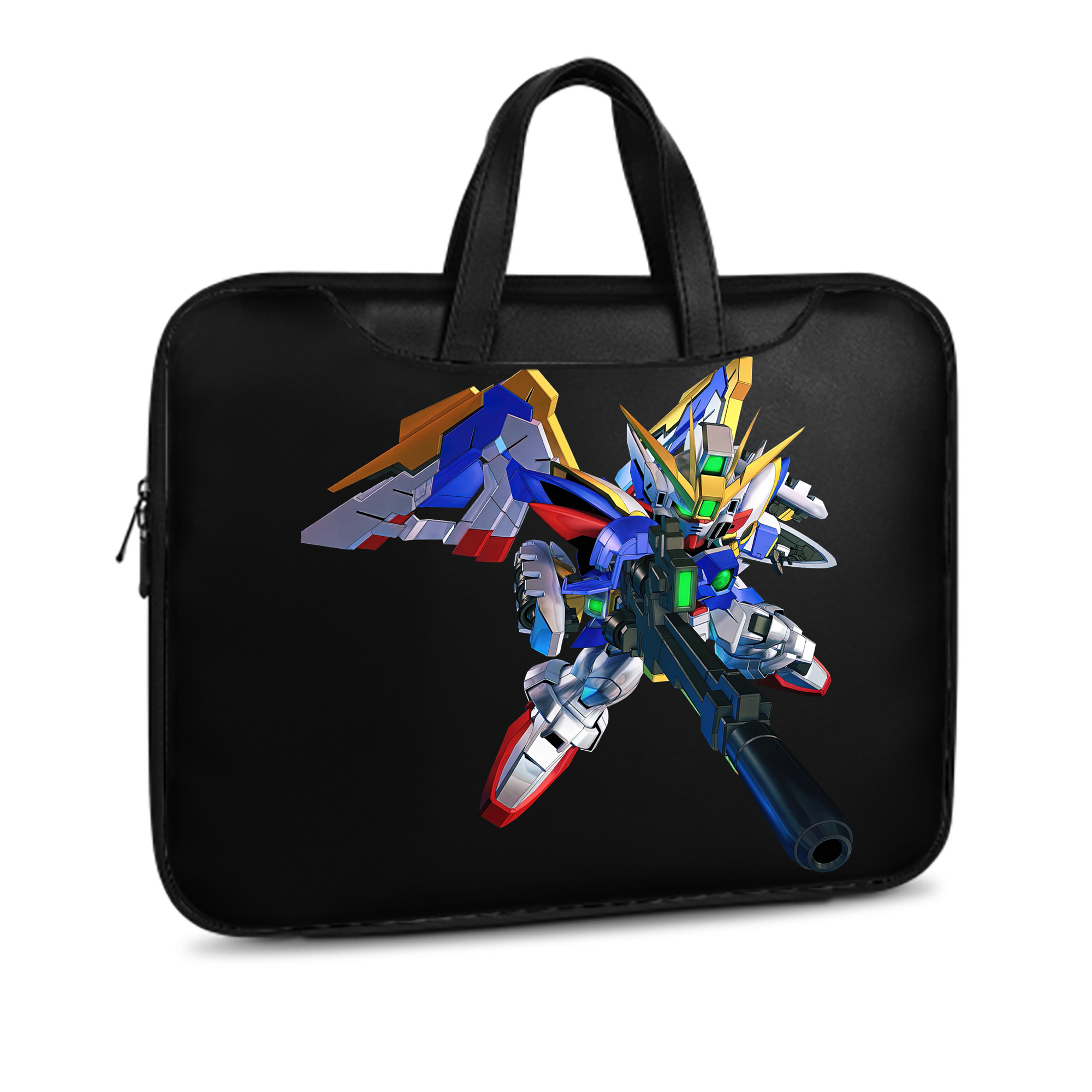 （画像用） 機動戦士ガンダム Mobile Suit Gundam レザーラップトップバッグ　ノートパソコンケース
