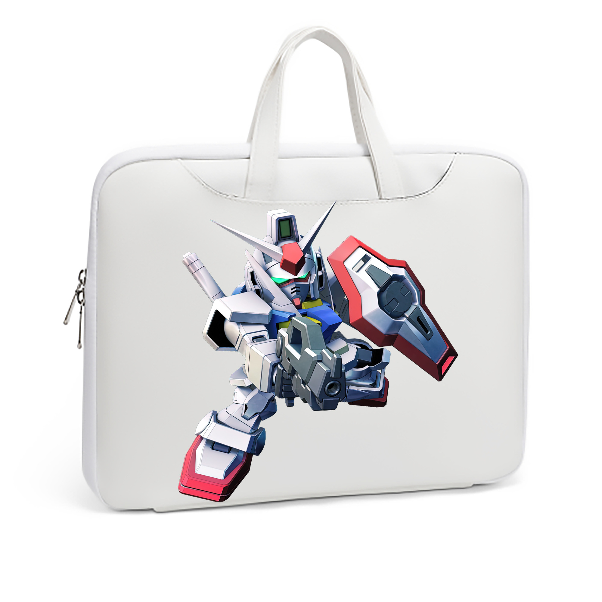 （画像用） 機動戦士ガンダム Mobile Suit Gundam レザーラップトップバッグ　ノートパソコンケース