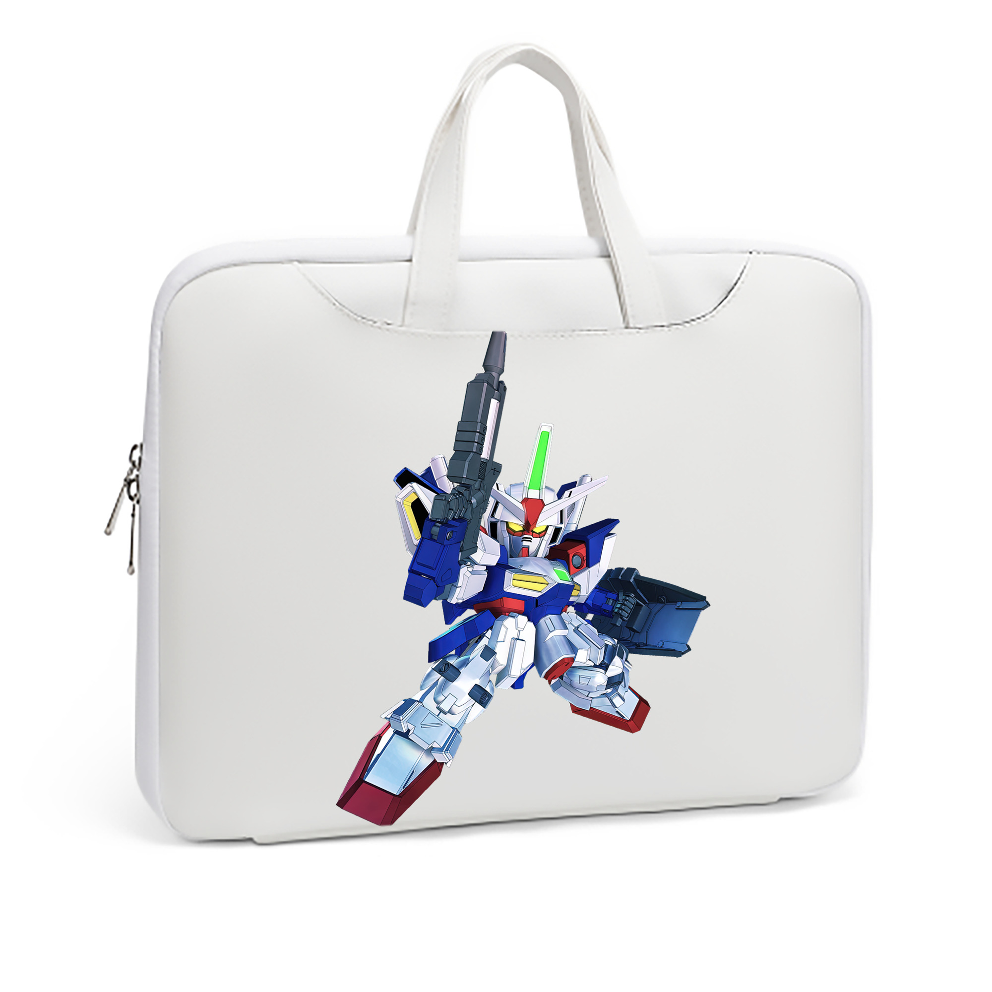 （画像用） 機動戦士ガンダム Mobile Suit Gundam レザーラップトップバッグ　ノートパソコンケース