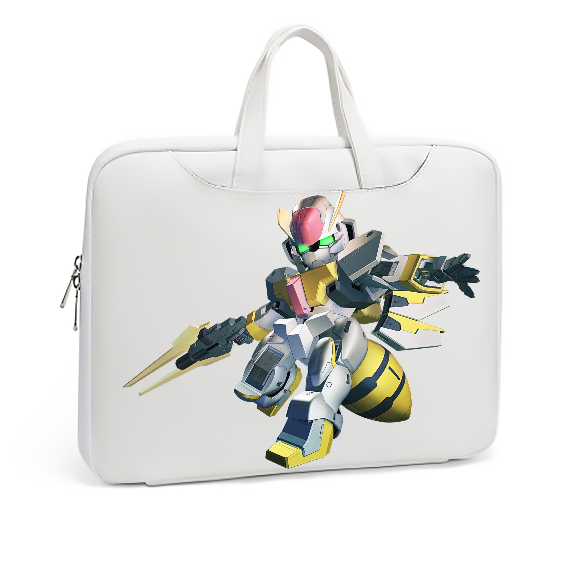（画像用） 機動戦士ガンダム Mobile Suit Gundam レザーラップトップバッグ　ノートパソコンケース