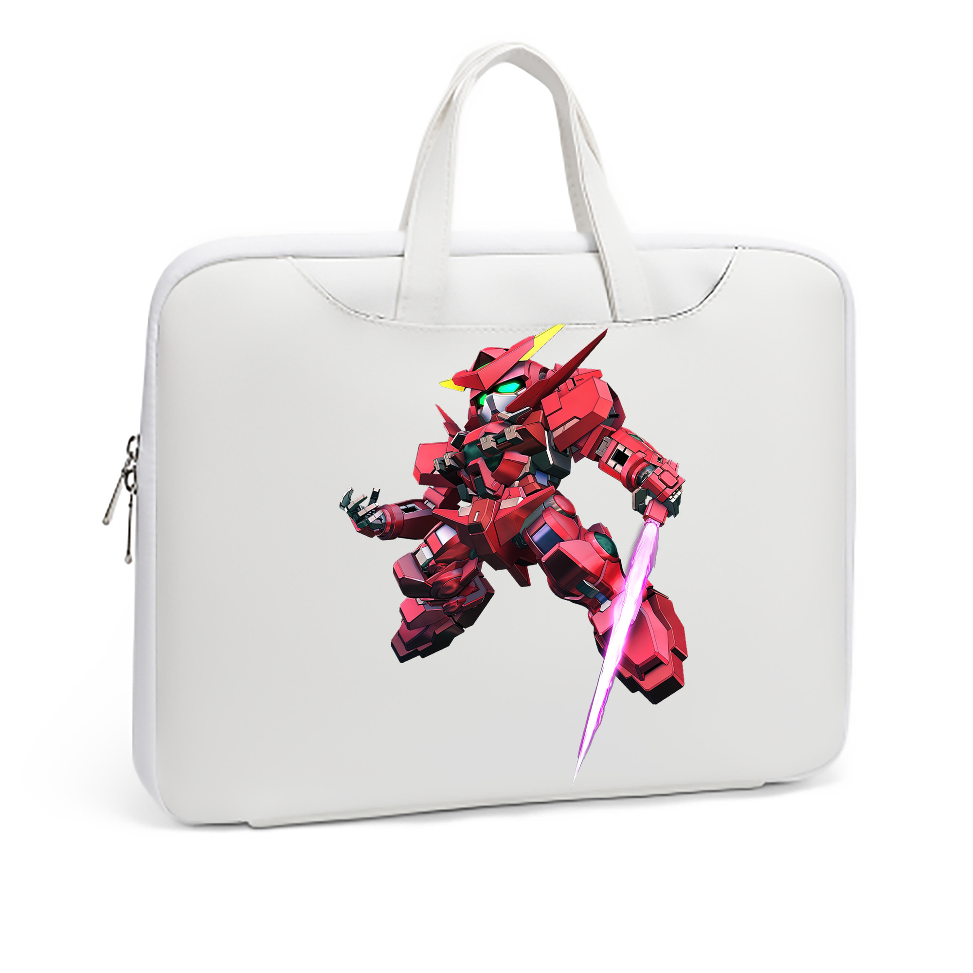 （画像用） 機動戦士ガンダム Mobile Suit Gundam レザーラップトップバッグ　ノートパソコンケース