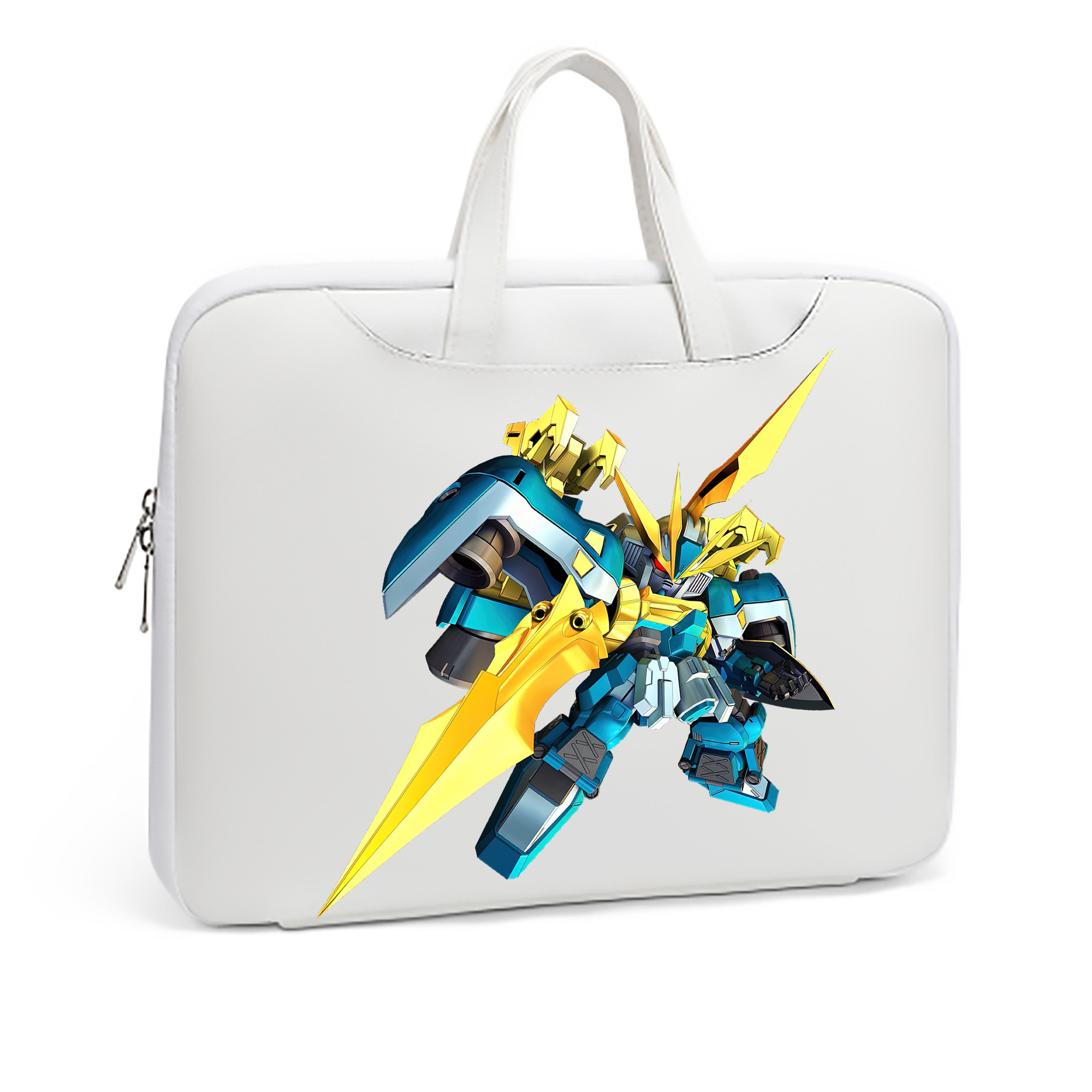 （画像用） 機動戦士ガンダム Mobile Suit Gundam レザーラップトップバッグ　ノートパソコンケース