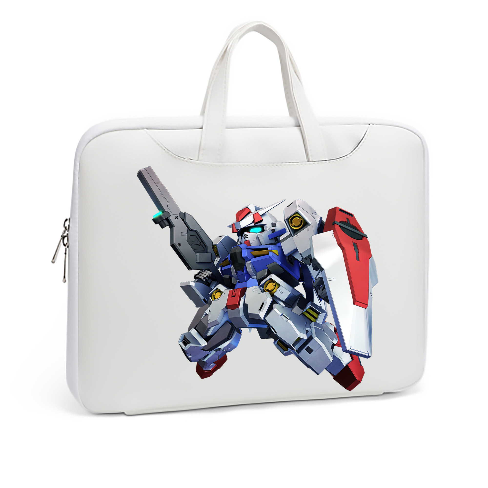 （画像用） 機動戦士ガンダム Mobile Suit Gundam レザーラップトップバッグ　ノートパソコンケース