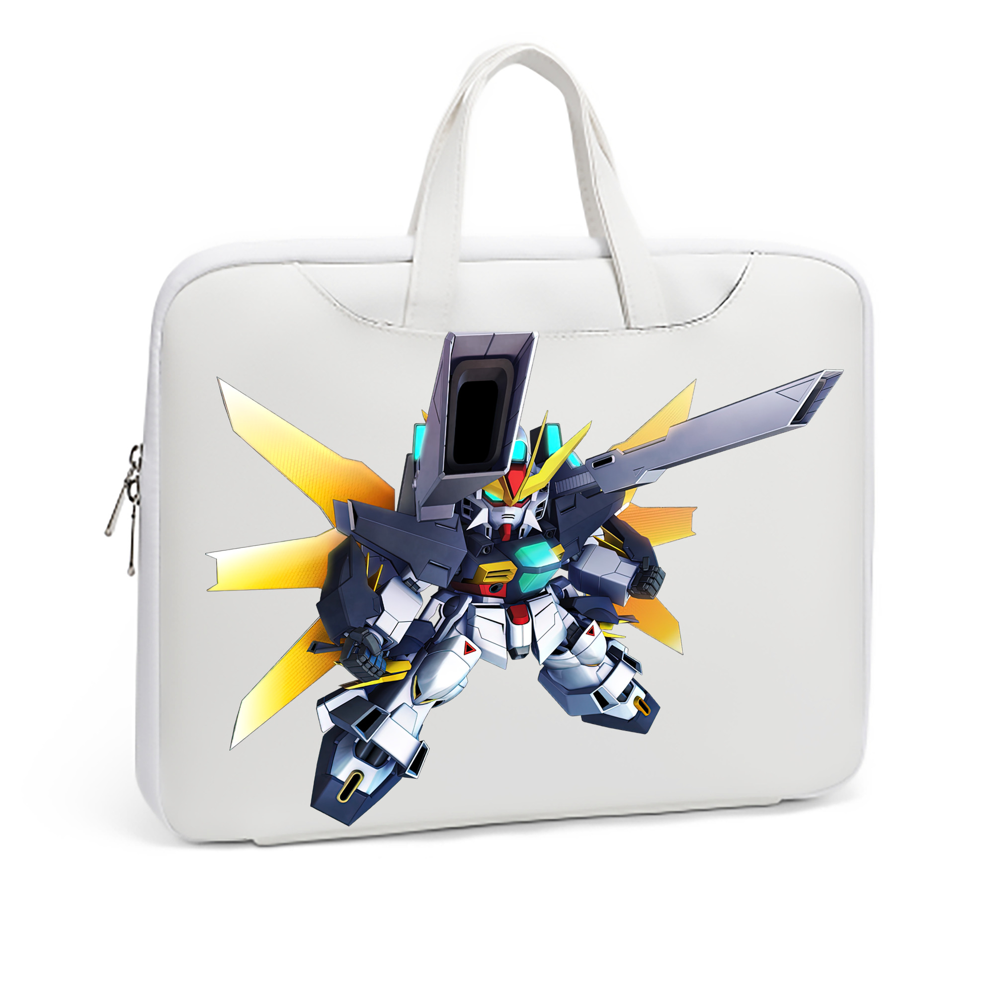 （画像用） 機動戦士ガンダム Mobile Suit Gundam レザーラップトップバッグ　ノートパソコンケース