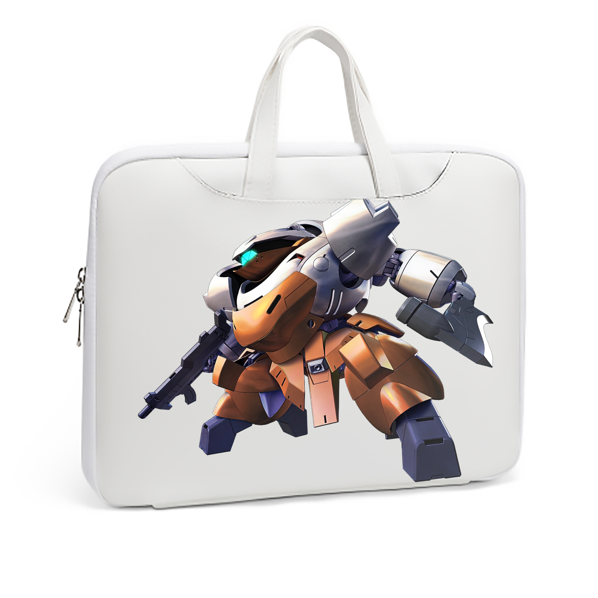 （画像用） 機動戦士ガンダム Mobile Suit Gundam レザーラップトップバッグ　ノートパソコンケース