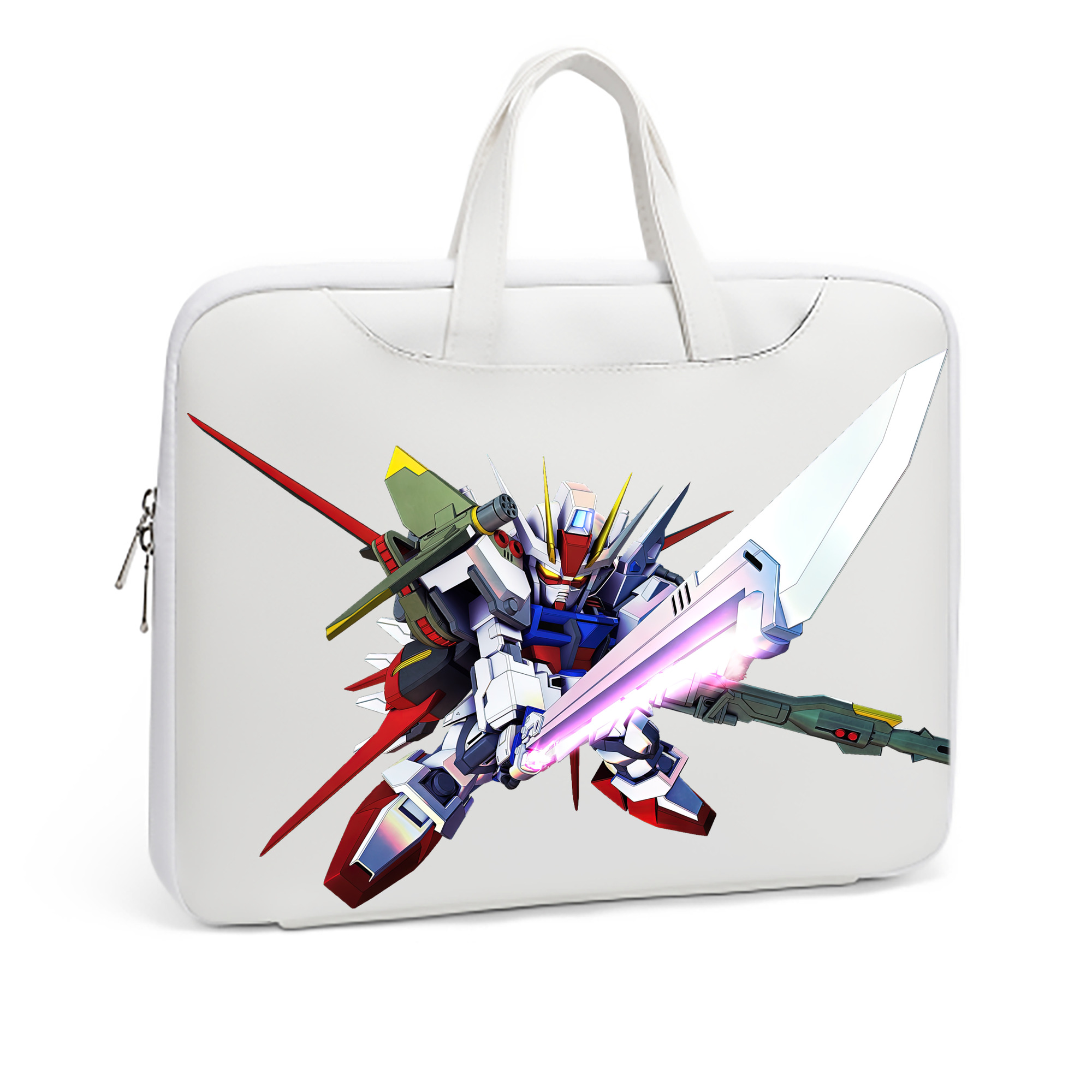 （画像用） 機動戦士ガンダム Mobile Suit Gundam レザーラップトップバッグ　ノートパソコンケース