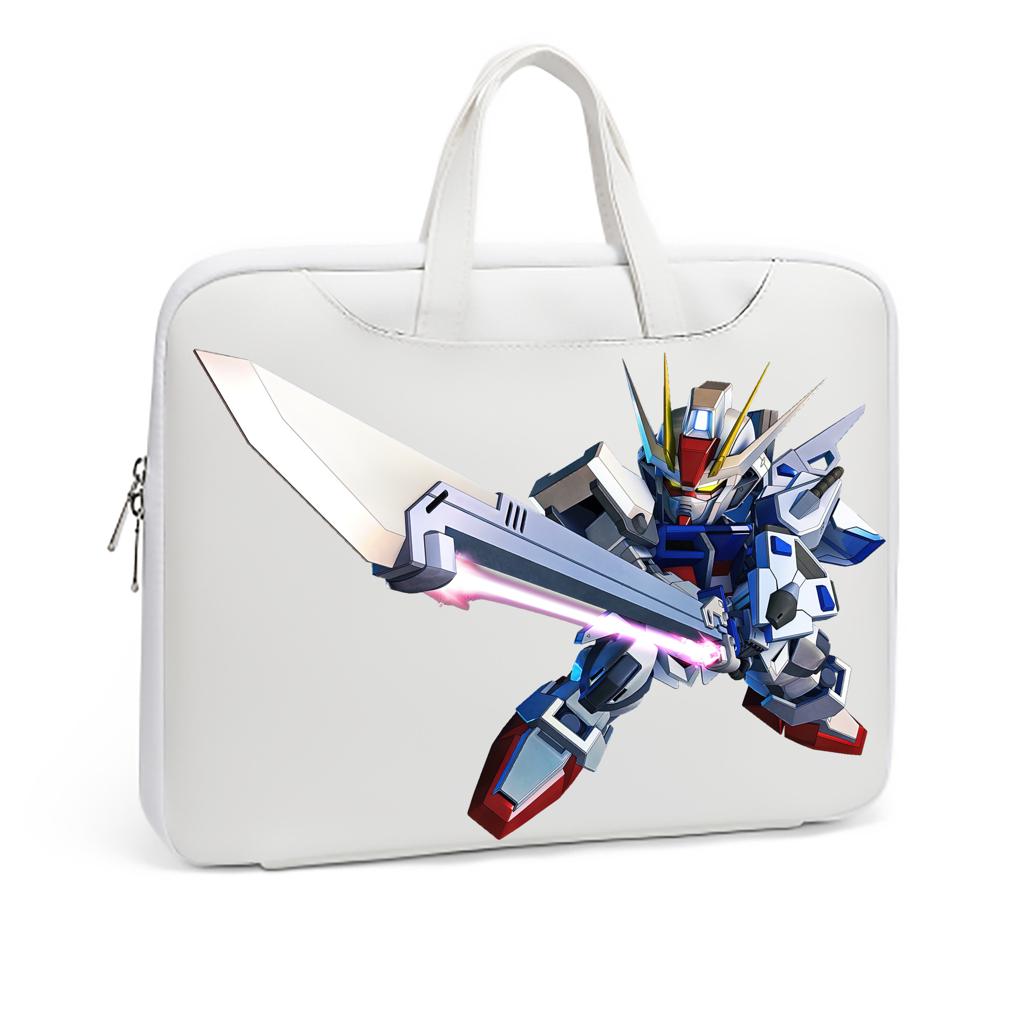 （画像用） 機動戦士ガンダム Mobile Suit Gundam レザーラップトップバッグ　ノートパソコンケース