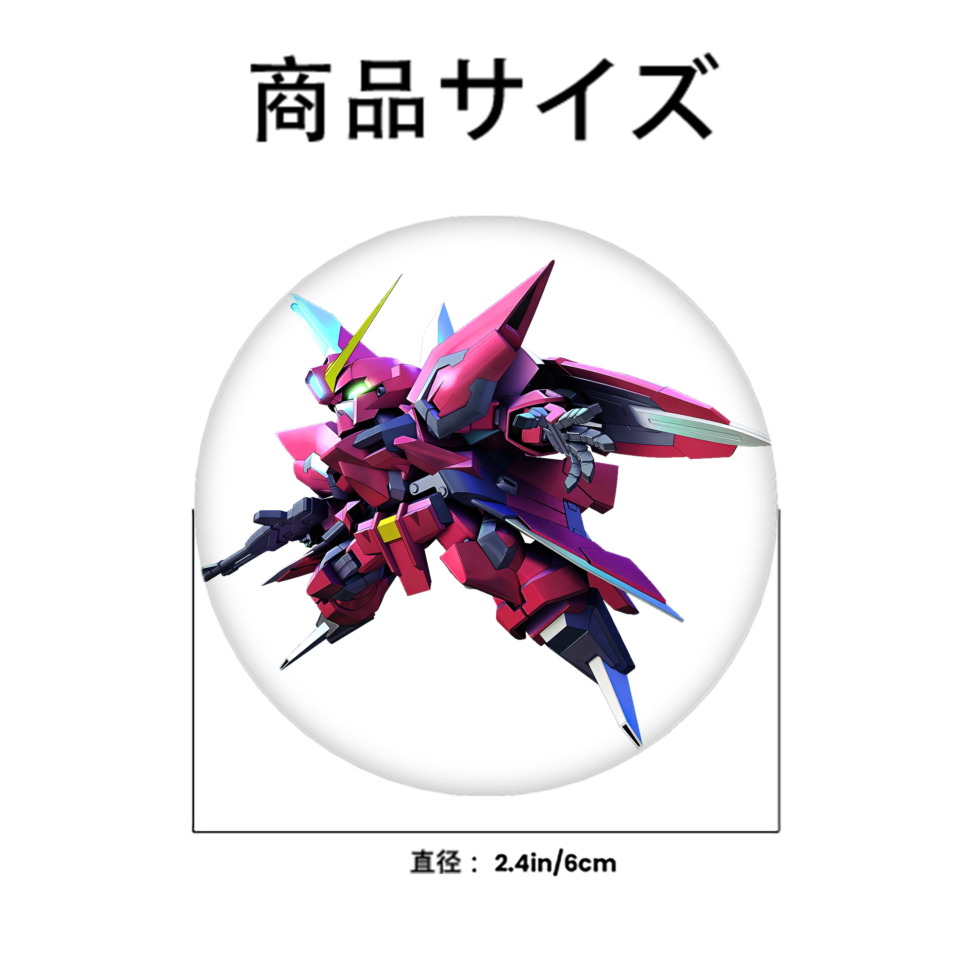 機動戦士ガンダム Mobile Suit Gundam 6cm 缶バッジ 複数セット