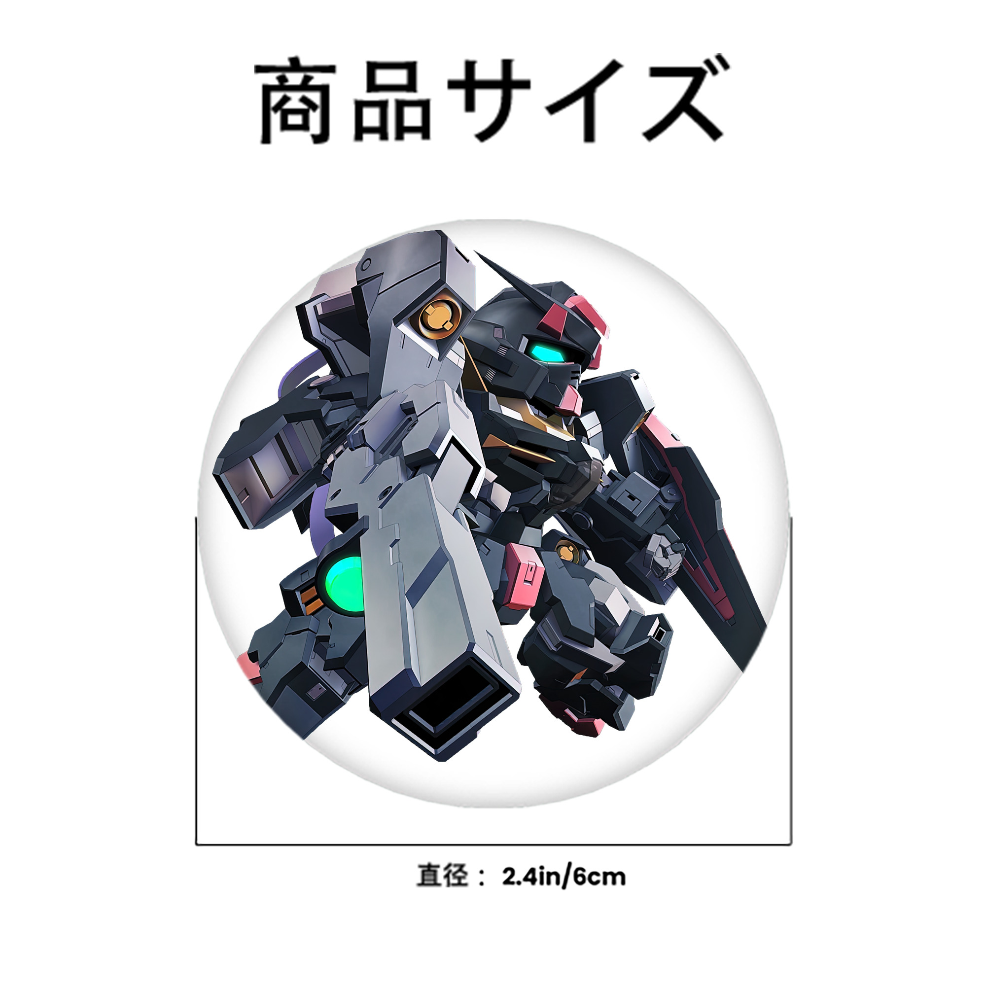 機動戦士ガンダム Mobile Suit Gundam 6cm 缶バッジ 複数セット