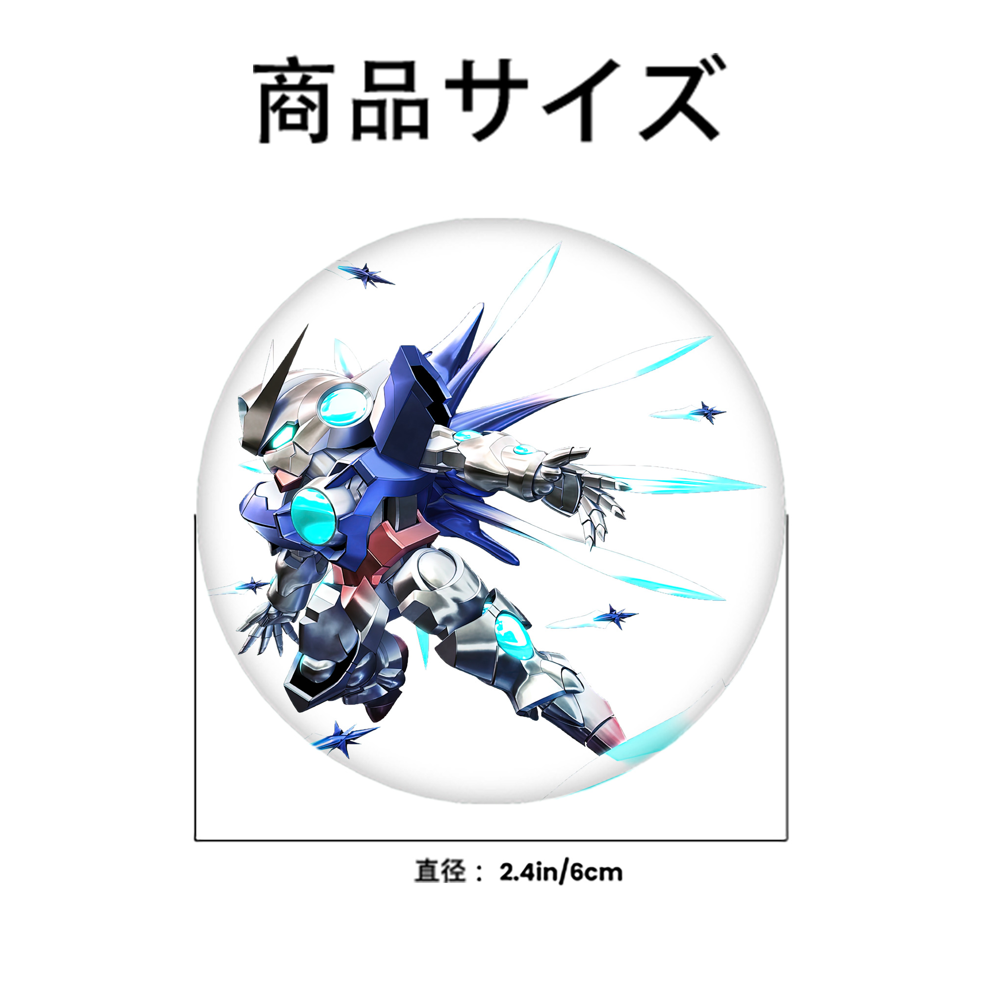 機動戦士ガンダム Mobile Suit Gundam 6cm 缶バッジ 複数セット