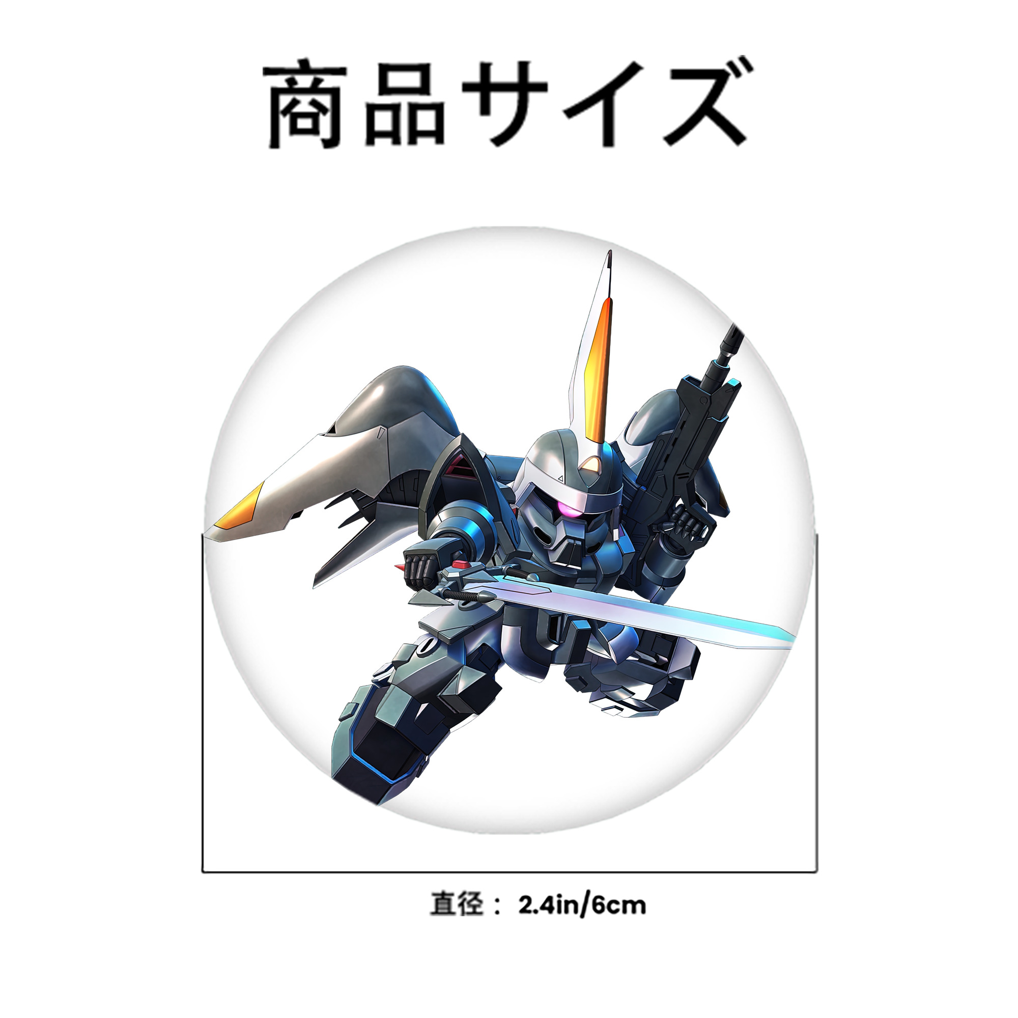 機動戦士ガンダム Mobile Suit Gundam 6cm 缶バッジ 複数セット