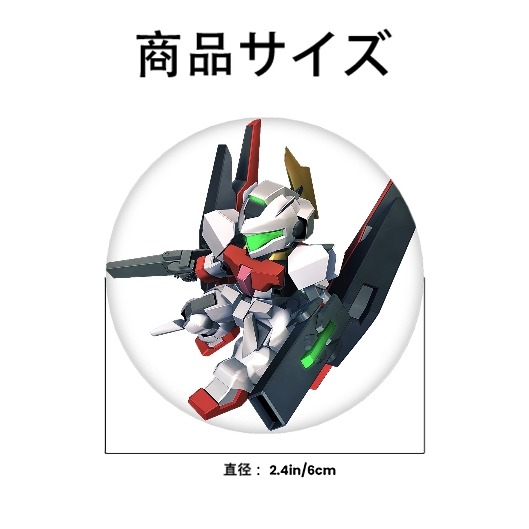 機動戦士ガンダム Mobile Suit Gundam 6cm 缶バッジ 複数セット