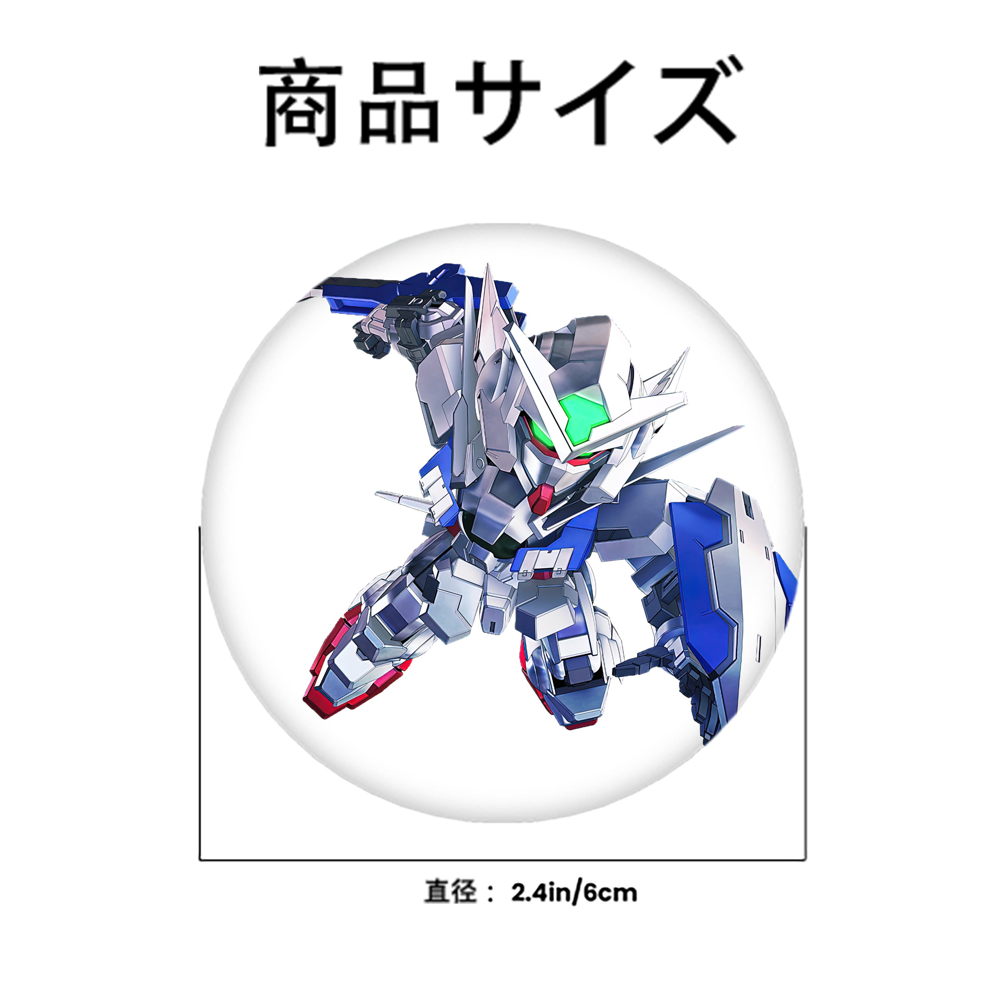 機動戦士ガンダム Mobile Suit Gundam 6cm 缶バッジ 複数セット