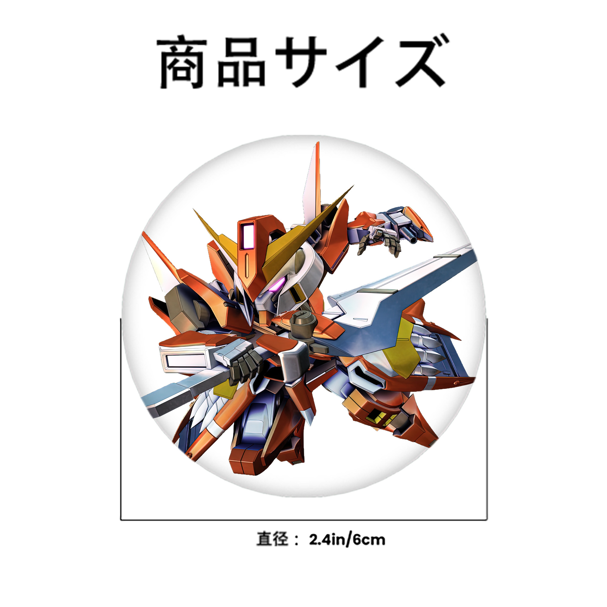 機動戦士ガンダム Mobile Suit Gundam 6cm 缶バッジ 複数セット
