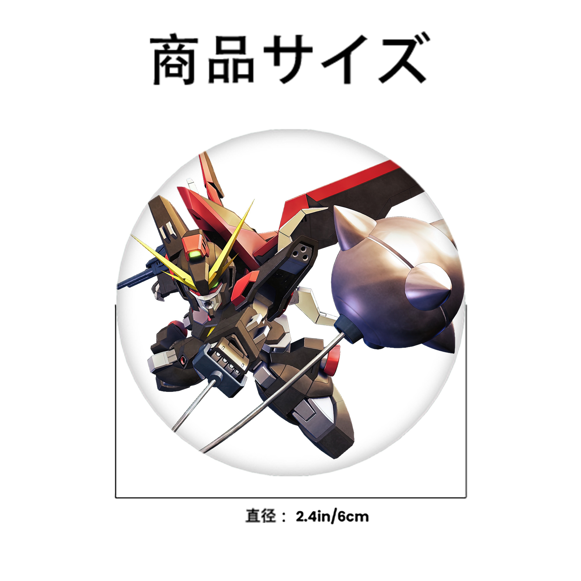 機動戦士ガンダム Mobile Suit Gundam 6cm 缶バッジ 複数セット
